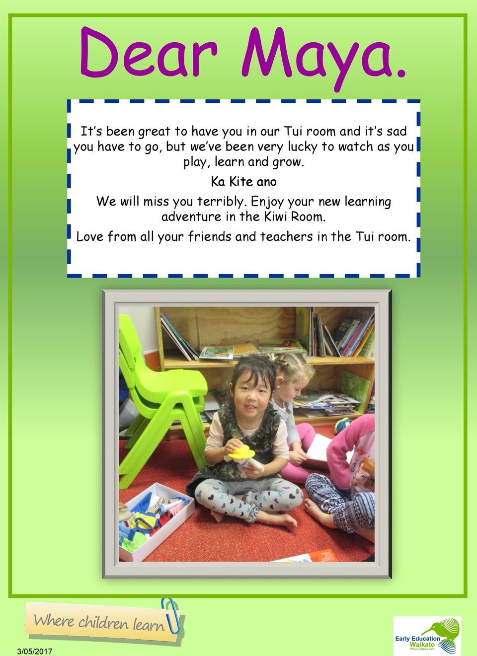 Goodbye. 8 五月 2017